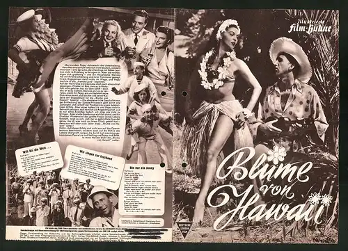 Filmprogramm IFB Nr. 2182, Blume von Hawaii, Maria Litto, William Stelling, Regie: Geza von Cziffra