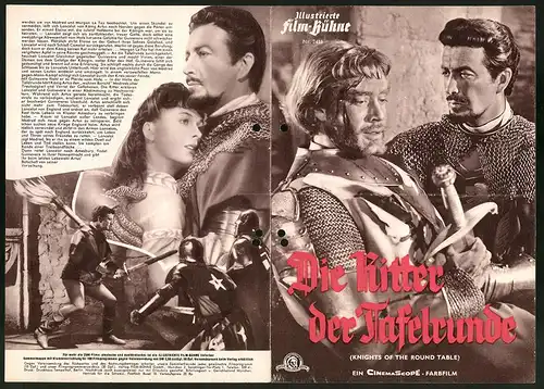 Filmprogramm IFB Nr. 2411, Die Ritter der Tafelrunde, Robert Taylor, Ava Gardner, Regie: Richard Thorpe