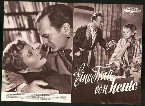 Filmprogramm IFB Nr. 2329, Eine Frau von heute, Luise Ullrich, Curd Jürgens, Regie: Paul Verhoeven