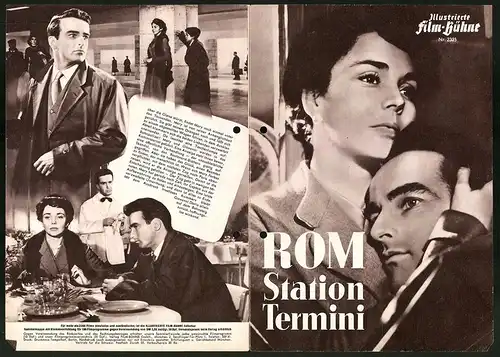 Filmprogramm IFB Nr. 2335, Rom - Station Termini, Jennifer Jones, Montgomery Clift, Regie: Vittorio De Sica