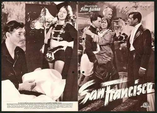 Filmprogramm IFB Nr. 2900, San Francisco, Clark Gable, Spencer Tracy, Regie: W. S. van Dyke