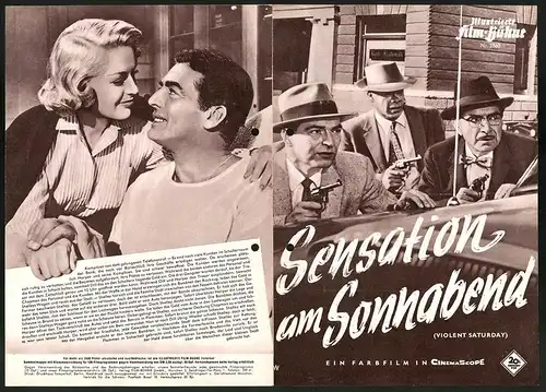 Filmprogramm IFB Nr. 2860, Sensation am Sonnabend, Victor Mature, Magaret Hayes, Regie: Richard Fleischer