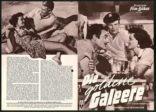 Filmprogramm IFB Nr. 2867, Die goldene Galeere, Jane Russell, Gilbert Roland, Regie: John Sturges