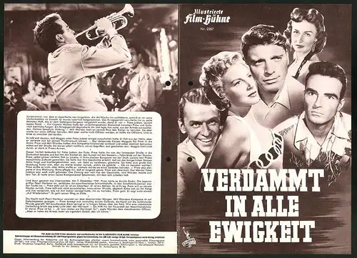 Filmprogramm IFB Nr. 2267, Verdammt in alle Ewigkeit, Burt Lancaster, Deborah Kerr, Regie: Fred Zinnemann