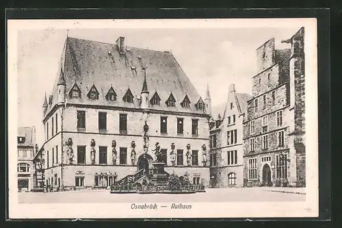 AK Osnabrück, Sicht auf das Rathaus