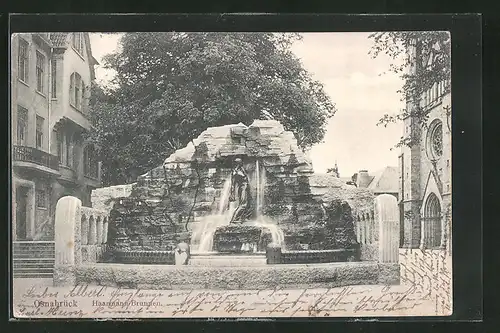 AK Osnabrück, Blick auf den Haarmann-Brunnen