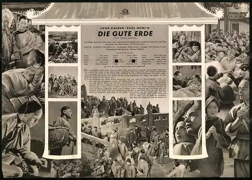 Filmprogramm IFB Nr. 532, Die gute Erde, Luise Rainer, Paul Muni, Regie: Sidney Franklin