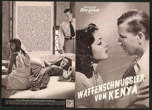 Filmprogramm IFB Nr. 1094, Waffenschmuggler von Kenya, Gene Tierney, Bruce Cabot, Regie: Henry Hathaway