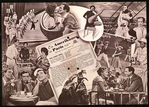 Filmprogramm IFB Nr. 1730, Ein Amerikaner in Paris, Gene Kelly, Leslie Caron, Regie: Vincente Minnelli
