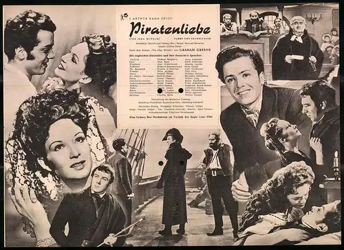 Filmprogramm IFB, Piratenliebe, Michael Redgrave, Jean Kent, Regie: Graham Greene