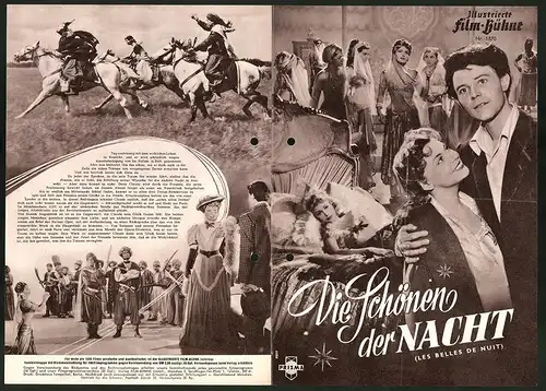 Filmprogramm IFB Nr. 1870, Die Schönen der Nacht, Gérard Philipe, Martine Carol, Regie: René Clair