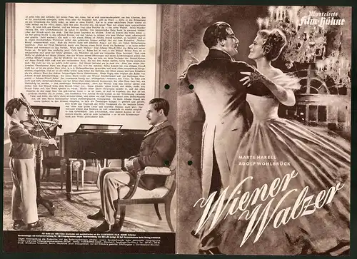 Filmprogramm IFB Nr. 1221, Wiener Walzer, Adolf Wohlbrück, Marte Harell, Lilly Stepanek, Regie Emile Edwin Reinert