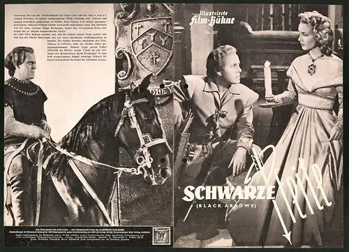 Filmprogramm IFB Nr. 557, Schwarze Pfeile, Louis Hayward, Janet Blair, Ray Tea, Regie Gordon Douglas