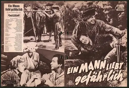 Filmprogramm DNF, Ein Mann liebt gefährlich, Robert Taylor, Eleanor Parker, Jeff Richards, Regie Roy Rowland