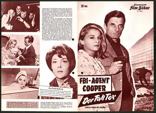 Filmprogramm IFB Nr. 6842, FBI-Agent Cooper, Der Fall Tex, Virna Lisi, Dominique Paturel, Regie Maurice Labro