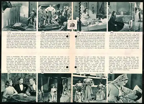 Filmprogramm IFB Nr. 763, König der Toreros, Tyrone Power, Linda Darnell, Rita Hayworth, Regie Rouben Mamoulian