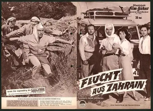 Filmprogramm IFB Nr. 6281, Flucht aus Zahrain, Yul Brynner, Sal Mineo, Madlyn Rhue, Regie Ronald Neame