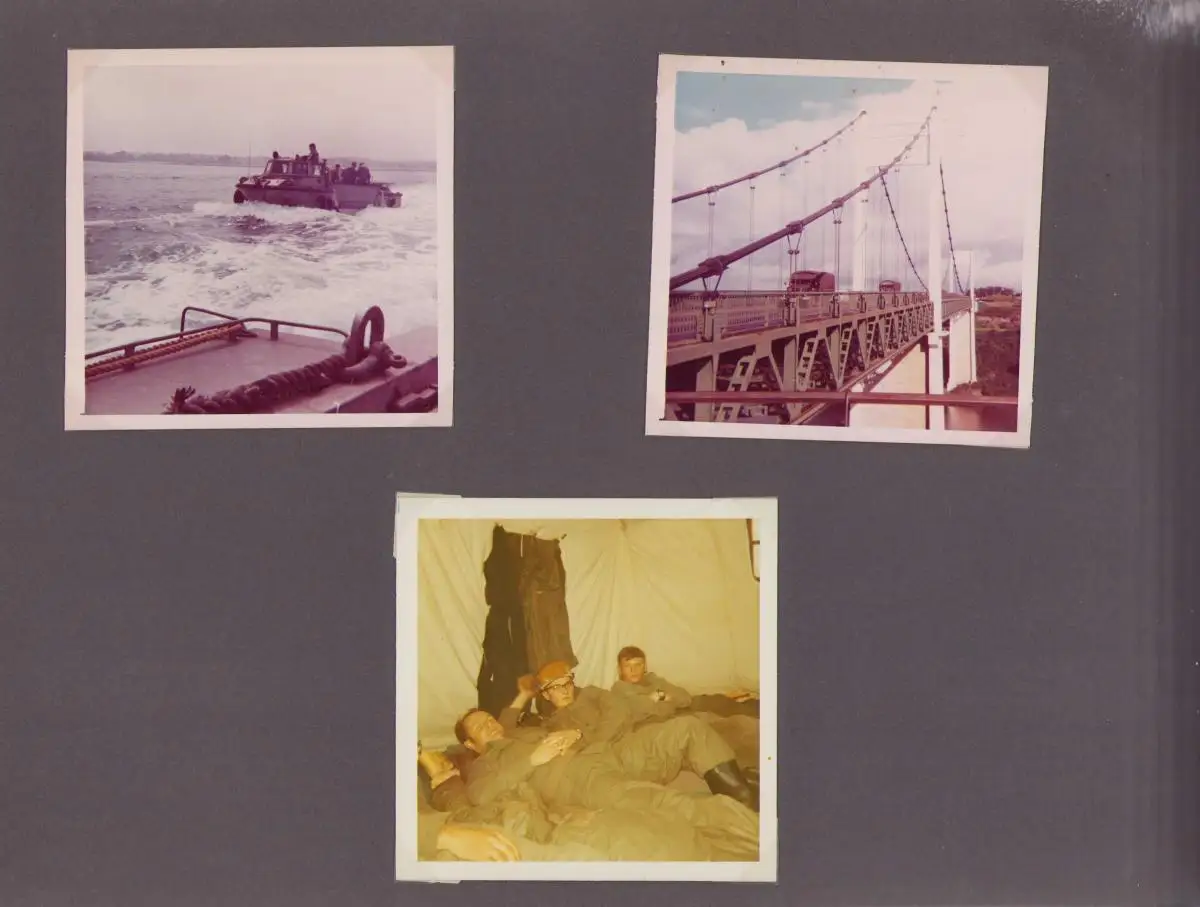 Fotoalbum 133 Fotografien Bundeswehr und Technik, Panzer, LKW, Uniform, MG, Amphibienfahrzeug, Frankreich Quiberon 15