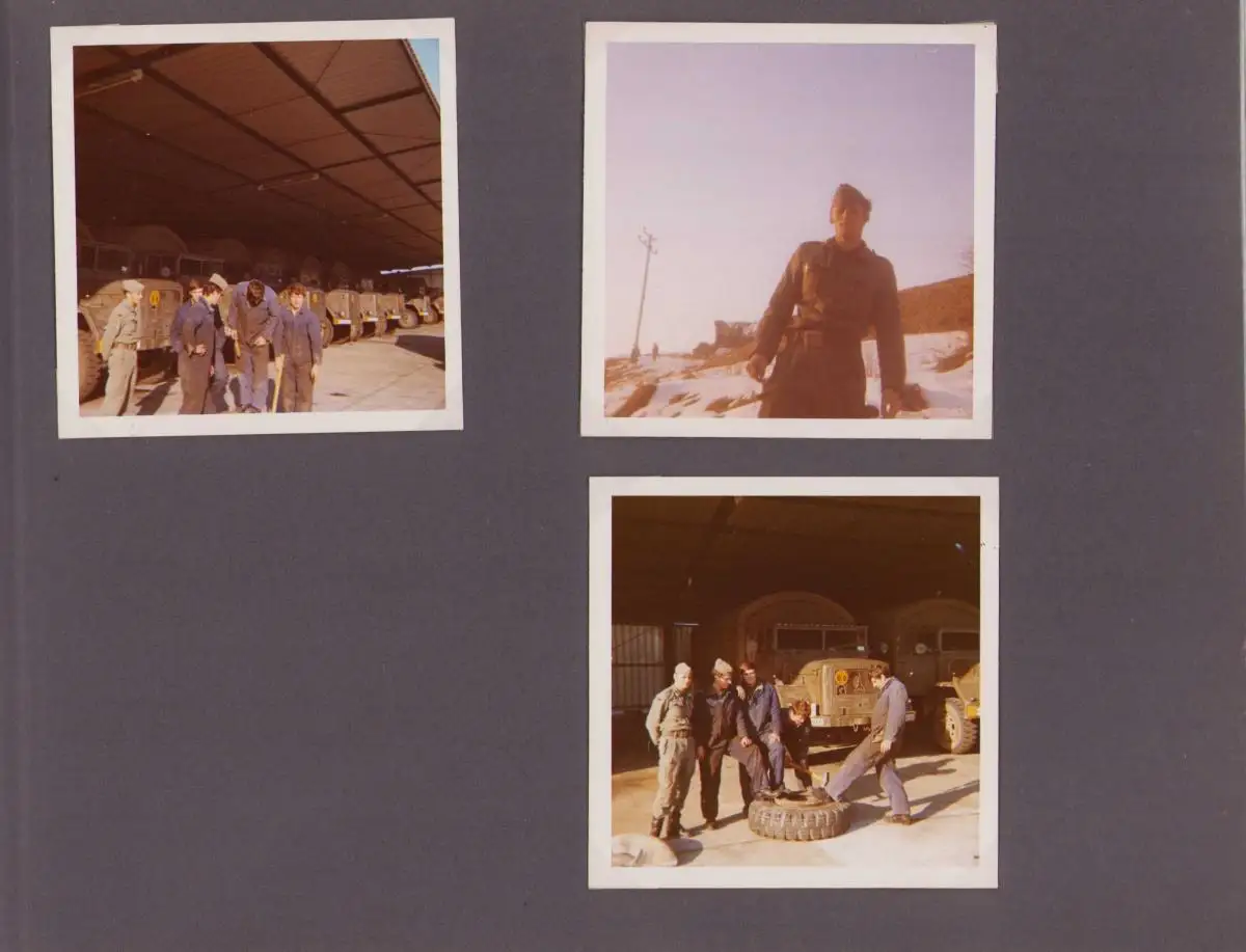 Fotoalbum 133 Fotografien Bundeswehr und Technik, Panzer, LKW, Uniform, MG, Amphibienfahrzeug, Frankreich Quiberon 6