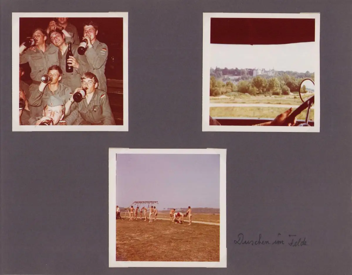 Fotoalbum 133 Fotografien Bundeswehr und Technik, Panzer, LKW, Uniform, MG, Amphibienfahrzeug, Frankreich Quiberon 9