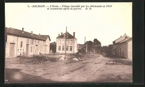 AK Dalhain, L`Ecole, Blick in den Ort