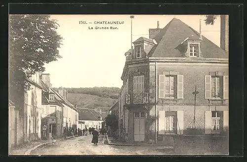 AK Chateauneuf, La Grande Rue