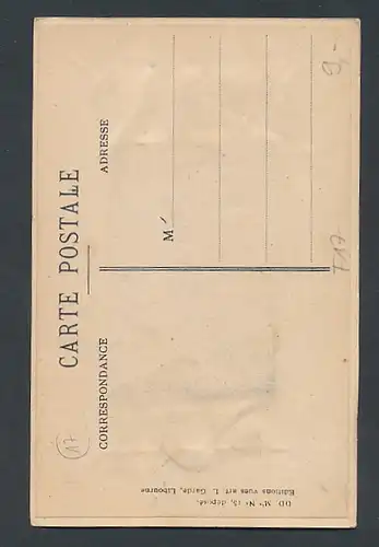 Leporello-AK Aulnay, Facade de l`Eglise, Grande Place, La Place