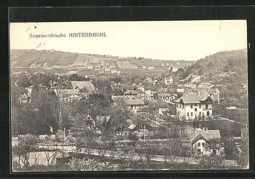 AK Hinterbrühl, Blick auf die Sommerfrische