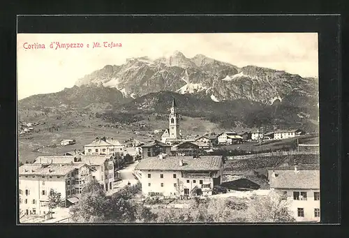 AK Cortina d`Ampezzo, Panorama e Mt. Tofana