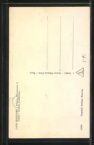 AK Pallanza, Monumento ai Caduti - Scultore Tronbetzkoy