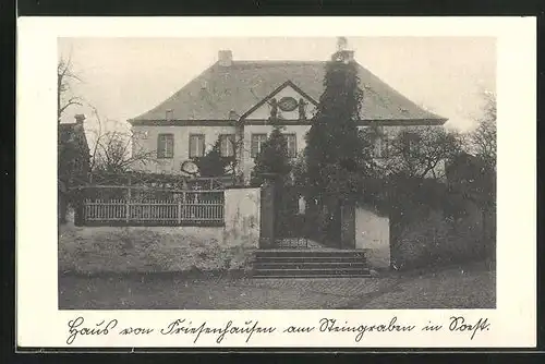 AK Soest, Haus von Tristenhausen am Steingraben