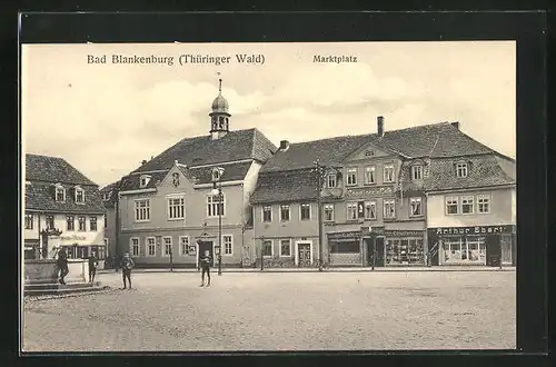 AK Bad Blankenburg, Marktplatz