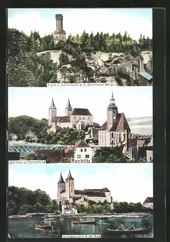 AK Rochlitz, Turm und Steinbruch, Schloss