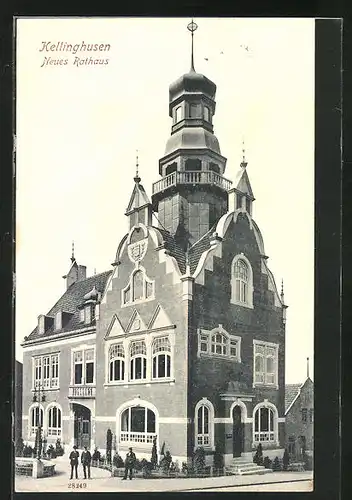 AK Kellinghusen, Blick auf das Neue Rathaus