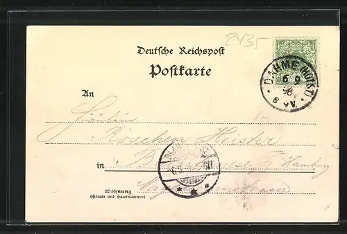 AK Dahme /Holst., Schule im Sonnenschein