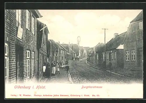 AK Oldenburg / Holstein, Burgthorstrasse
