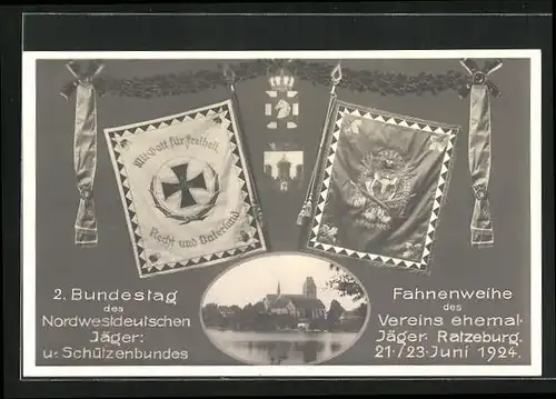 AK Ratzeburg, 2. Bundesstag des Nordwestdeutschen Jäger-u. Schützenbundes 1924