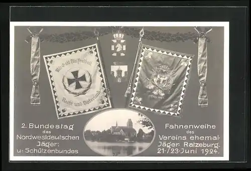 AK Ratzeburg, 2. Bundesstag des Nordwestdeutschen Jäger-u. Schützenbundes 1924