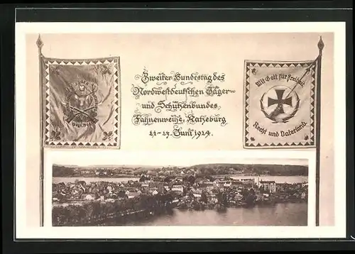 AK Ratzeburg, 2. Bundesstag des Nordwestdeutschen Jäger-und Schützenbundes Fahnenweihe 1924