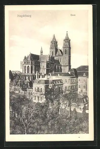 AK Magdeburg, Blick auf den Dom