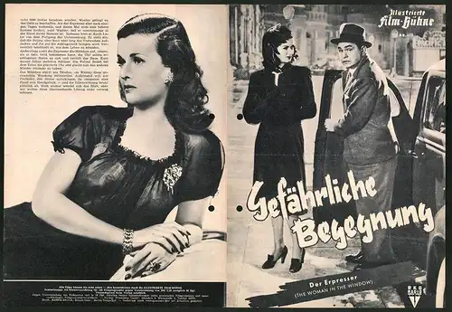 Filmprogramm IFB Nr. 673, Gefährliche Begegnung, Joan Bennet, Raymond Massey, Regie Fritz Lang