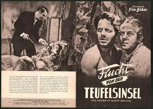 Filmprogramm IFB Nr. 651, Flucht von der Teufelsinsel, Louis Hayward, Una O`Connor, Regie Henry Levin