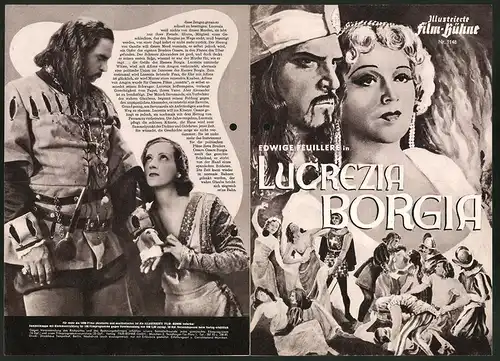 Filmprogramm IFB Nr. 1148, Lucrezia Borgia, Edwige Feuillere, Gabriele Gabrio, Roger Karl, Regie Abel Gance