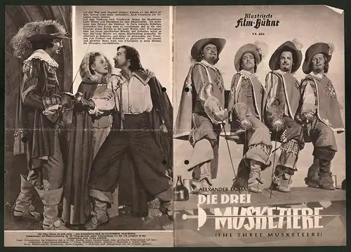 Filmprogramm IFB Nr. 494, Die drei Musketiere, Lana Turner, Gene Kelly, June Allyson, Regie George Sidney