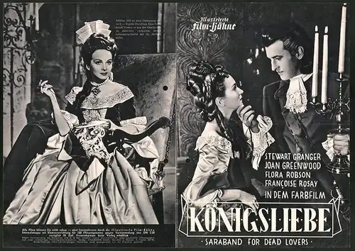 Filmprogramm IFB Nr. 399, Königsliebe, Stewart Granger, Joan Greenwood, Flora Robson, Regie Werner Vögler