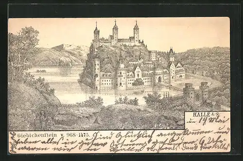 Künstler-AK Halle a / S., Giebichenstein v. 968-1475