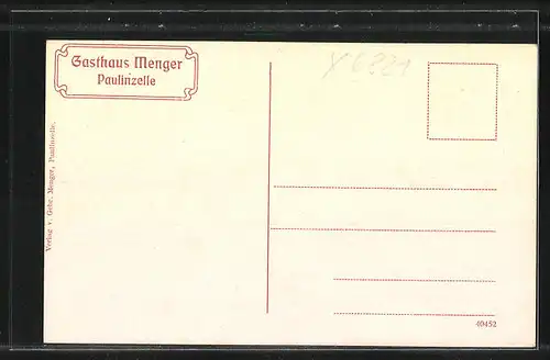 AK Paulinzelle, Gasthaus Forsthaus, Altes Klostergebäude