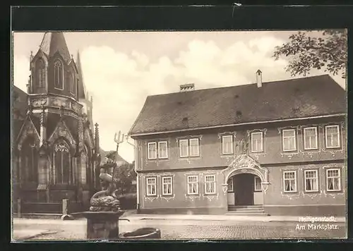 AK Heiligenstadt, Kirche am Marktplatz