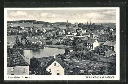 AK Sprockhövel i. Westf., Vom Fänken aus gesehen