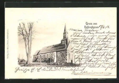 AK Kellinghusen, Blick auf die Kirche